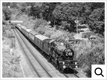 Black 5 44932 brings 1Z13 17:34 Plymouth to Bristol Temple Meads the Great Britain XV through Newton Abbot Station  15.04 2023